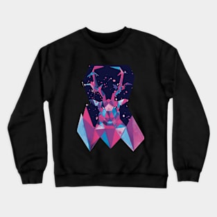 Geometric Stag Crewneck Sweatshirt